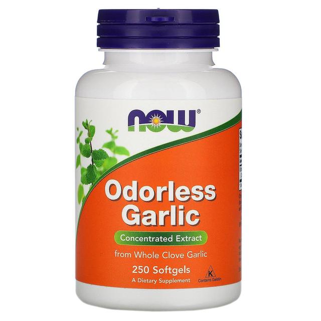 Now Foods, Odorless Garlic, Concentrated Extract, 250 Softgels on Productcaster.