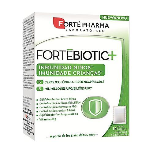 Forté Pharma Fortébiotic + Immunity Children 14 packets on Productcaster.