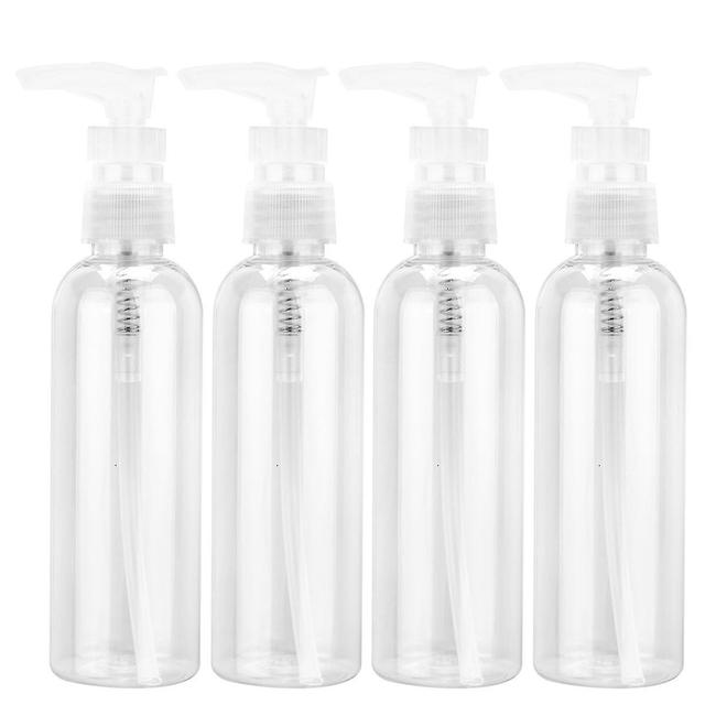 Winomo 6pcs Cleaning Gel Bottles Lotion Containers Pump Press Bottle Empty Sanitiz on Productcaster.