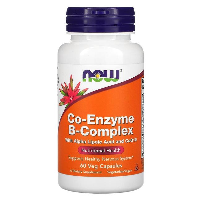 NOW Foods, Co-Enzyme B-Complex, 60 Veg Capsules on Productcaster.