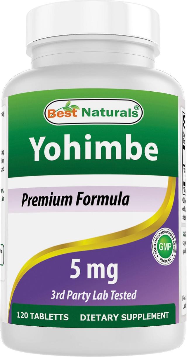 Yohimbe 5 Mg 120 Tablets - Supports Fat Loss And Boosts Metabolism- on Productcaster.