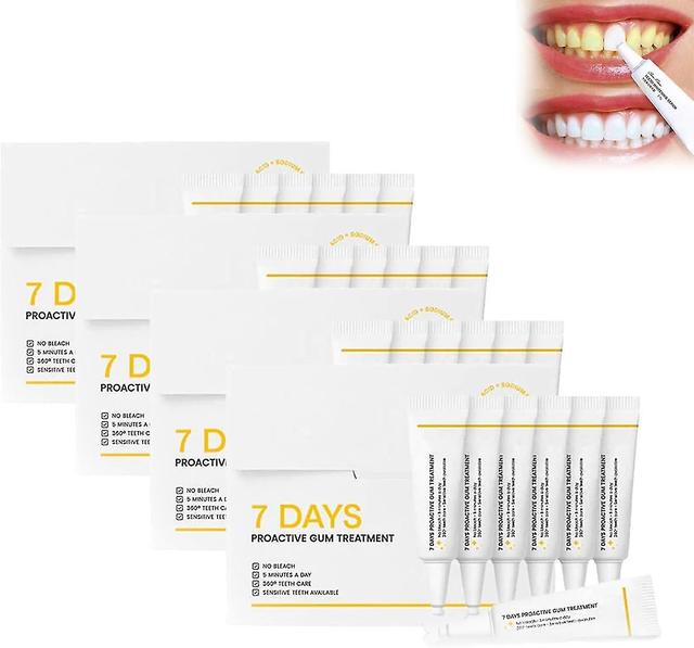 7 Days Proactive Gum Treatment Gel,gum Disease Treatment Gel For Adults, Natural Remedy For Gum Recession,whitens Teeth And Repairs Gums Size 4box on Productcaster.