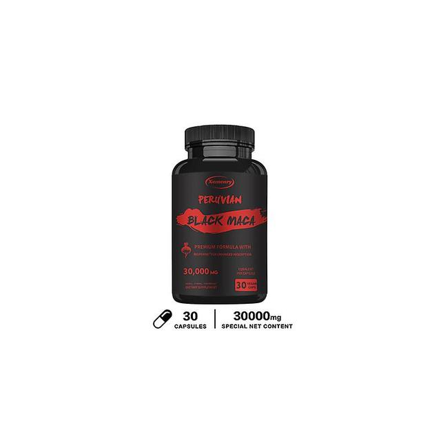 Vorallme Black Maca Root - Maximum Strength 30000mg - Gelatin Maca Root Extract From Peru - Natural Capsules To Support Health And Energy 30 Capsules on Productcaster.