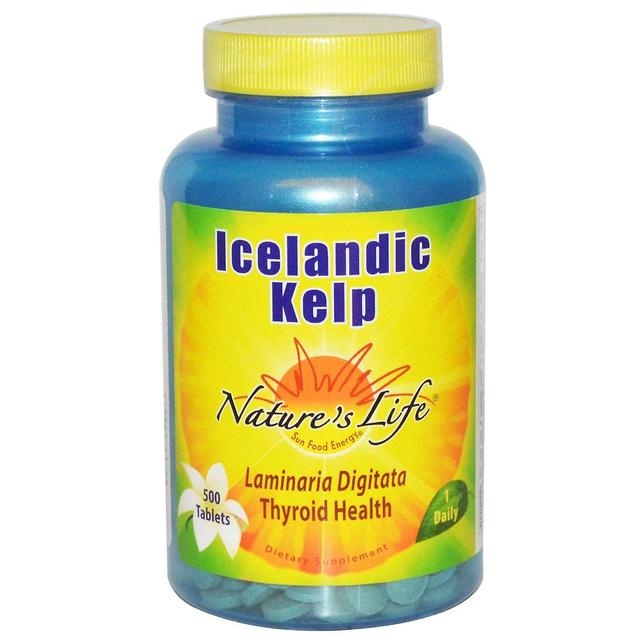 Nature's Life, Icelandic Kelp, 500 Tablets on Productcaster.