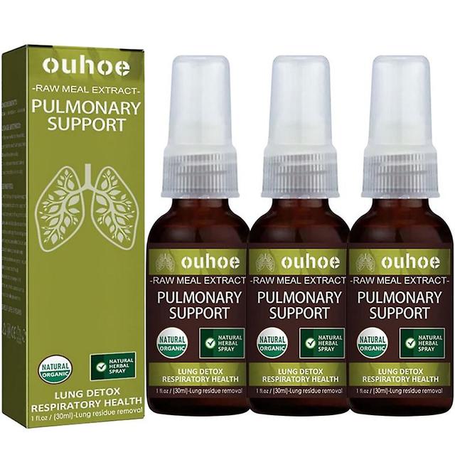 1-3Pcs Lung Detox Cleanse Mist Puissant Soutien Pulmonaire Extraits Naturels De Plantes Soin Essence Spray 1PC on Productcaster.