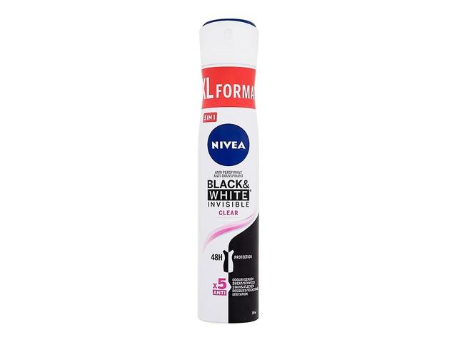 Nivea - Black & White Invisible Clear 48h - For Women, 200 ml on Productcaster.