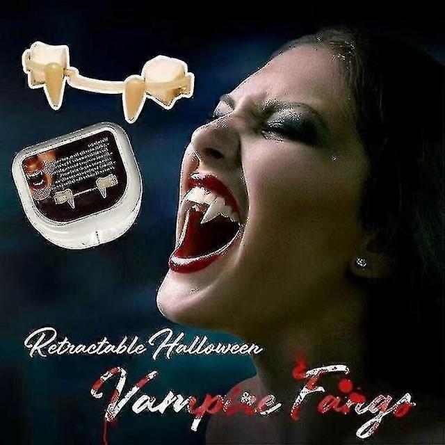 Retractable Vampire Fangs Decoration Buy 1 Get 2 on Productcaster.