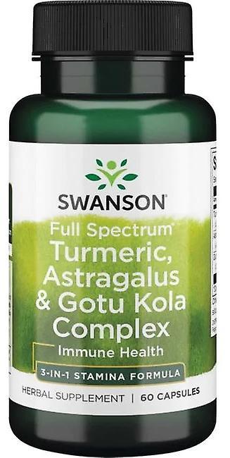 Swanson hele spektret gurkemeje Astragalus & Gøtu Kola komplekse 60 kapsler 87614115450 on Productcaster.