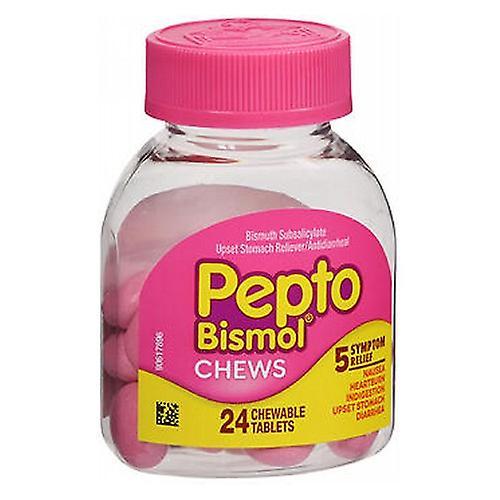 Crest Pepto-Bismol Chews Chewable, 24 Tabs (Pack of 1) on Productcaster.