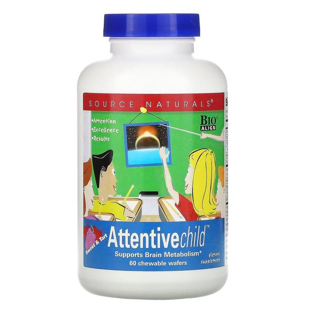 Source Naturals, Attentive Child, 60 Chewable Wafers on Productcaster.