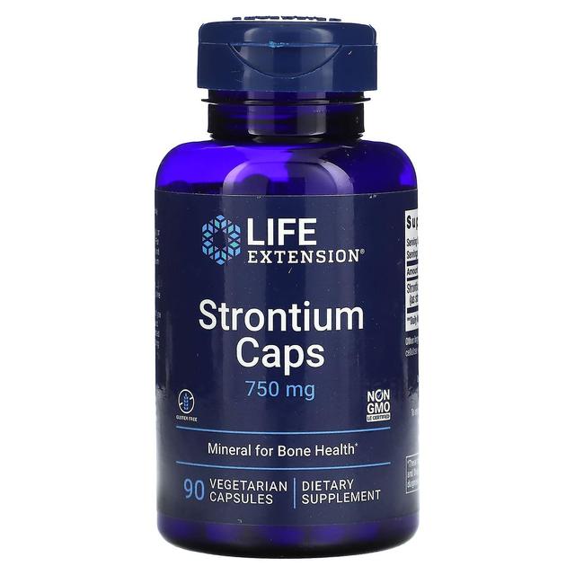 Life Extension Prolungamento della vita, capsule di stronzio, 250 mg, 90 capsule vegetali on Productcaster.