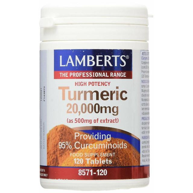 Digestive supplement Lamberts Turmeric 120 units on Productcaster.