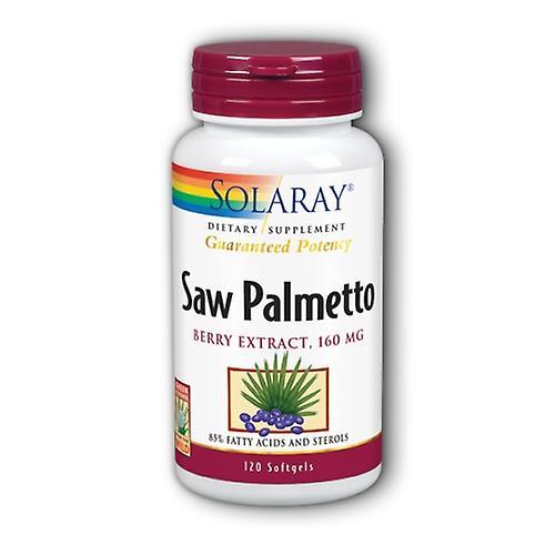 Solaray Saw Palmetto Berry Extract, 160 mg, 120 cápsulas blandas (paquete de 3) on Productcaster.