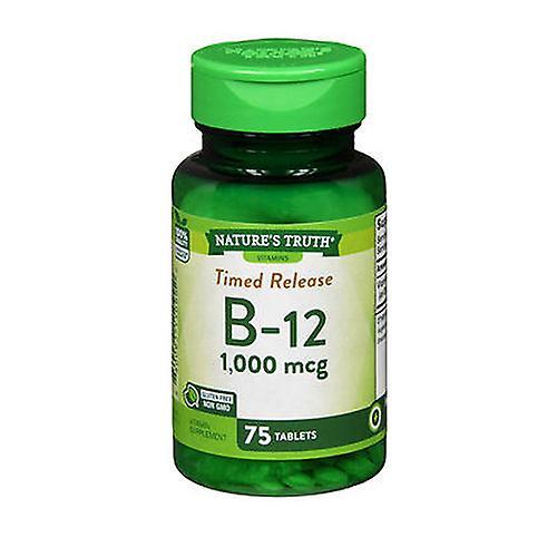 Nature's Truth B-12 Tablets Timed Release,1000 mcg,75 Tabs (Pack of 1) on Productcaster.