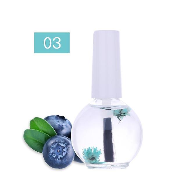 Voedzame olie voor nagels, 1 fles van 15 ml, verzachtend oplossen met gedroogde bloemen Z3 on Productcaster.