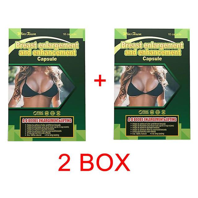 Vorallme 2box Big Breast Capsule Breast Enhancement Tightening Tira Improving Breast Ptosis Chest Care Health Food 2Box 20Pills on Productcaster.