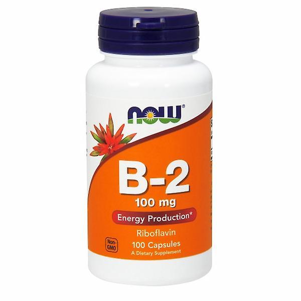 Now Foods Vitamina B-2 Riboflavina, 100mg, 100 Caps (Confezione da 4) on Productcaster.