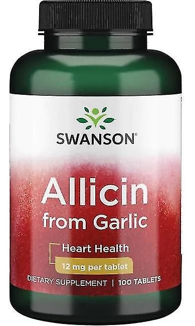 Swanson Maximum-Strength 100% Pure Allicin 100 Tablets LONG on Productcaster.