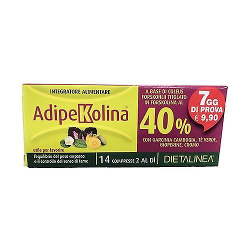 Dietalinea Adipekolina 7 Days 14 tablets on Productcaster.