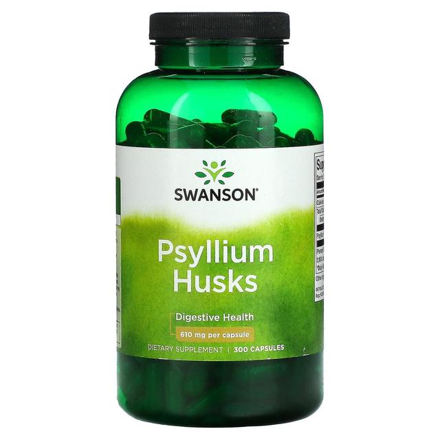 Swanson, Psyllium Husks, 610 mg, 300 Capsules on Productcaster.