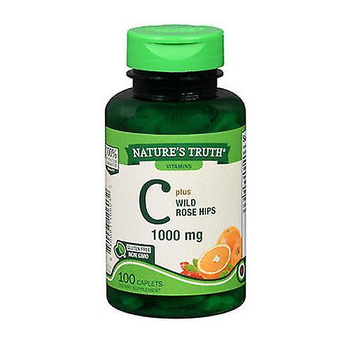 Nature's Truth Vitamin C plus wilde Hagebutten, 1000 mg, 100 Tabletten (6er-Pack) on Productcaster.