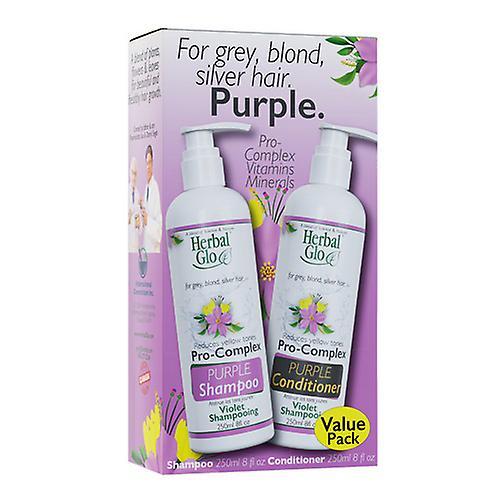 Herbal Glo Pro-Complex PURPLE Shampoo and Conditioner ,2 Count on Productcaster.