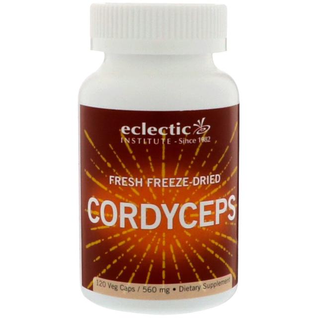 Eclectic Institute, Fresh Freeze-Dried Cordyceps, 560 mg, 120 Veg Caps on Productcaster.