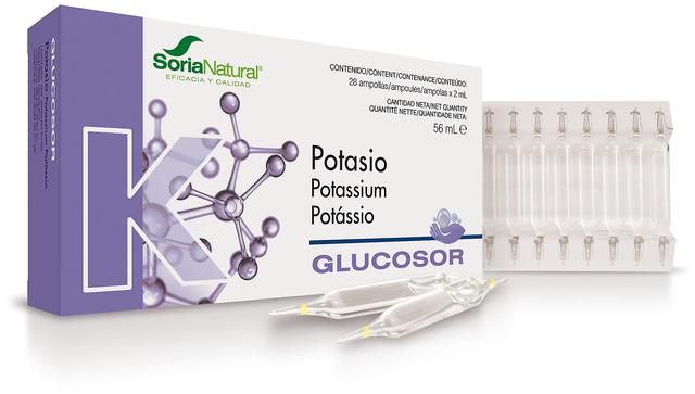 Soria Natural Glucosor Kalium 28 hætteglas on Productcaster.