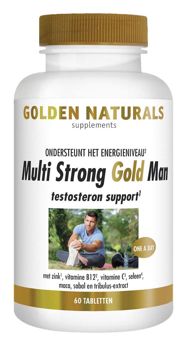 Golden Naturals Multi Strong Gold Man (60 vegetariska tabletter) on Productcaster.