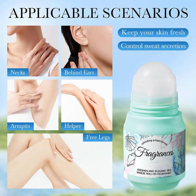 Hongyexin Fresh Sea Roll-On Body Deodorant Refreshing Roll-On Perfume 50g naisten hajuvesi on Productcaster.