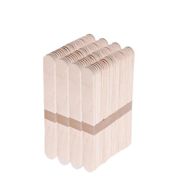 DeliaWinterfel Natural Wooden Pop Popsicle Ice Cream Sticks 50 PCS on Productcaster.