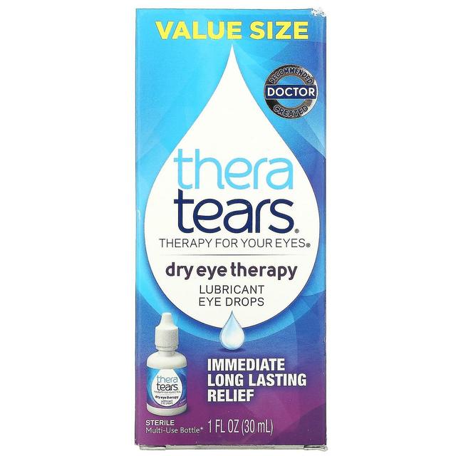 TheraTears, Dry Eye Therapy, Lubricant Eye Drops, 1 fl oz (30 ml) on Productcaster.