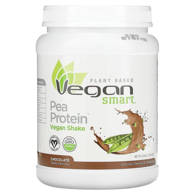 VeganSmart, Erwteneiwit Veganistische shake, Chocolade, 585 g (1,2 lb) on Productcaster.