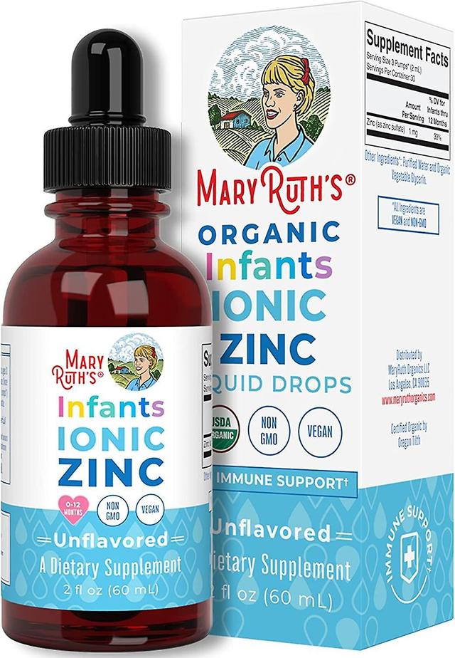 MaryRuth's Infant Ionic Zinc Drops (non aromatizzato) 2 oz on Productcaster.