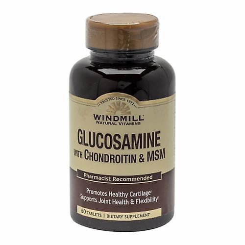 Windmill Health Glucosamine with Chondrotin & MSM, 60 Tabs (Pack of 2) on Productcaster.