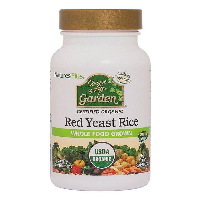 Nature's Plus Source of Life Garden Red Yeast Rice 600mg VCaps 60 (30738) on Productcaster.