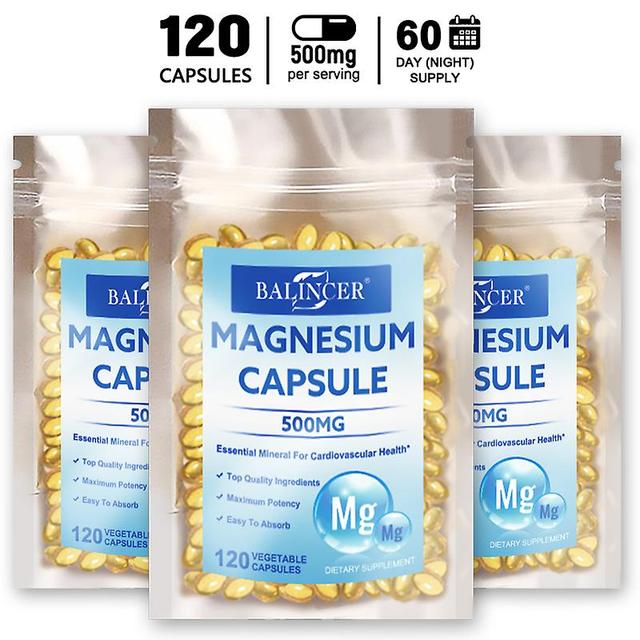 Vorallme Magnesium Glycinate Capsules -promotesoverallhealthandnutrientmetabolism,energyand Bonesupport,relievesanxietyand Improves Mood 120 count-... on Productcaster.