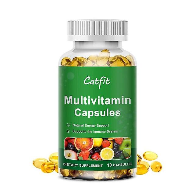 Eccpp Multivitamínové kapsuly Catfit Vit A Vb Vc Vd Ve Zlepšite energetickú výkonnosť Vitamíny zdravia srdcových kĺbov Doplnky pre mužov a ženy 10 pcs on Productcaster.