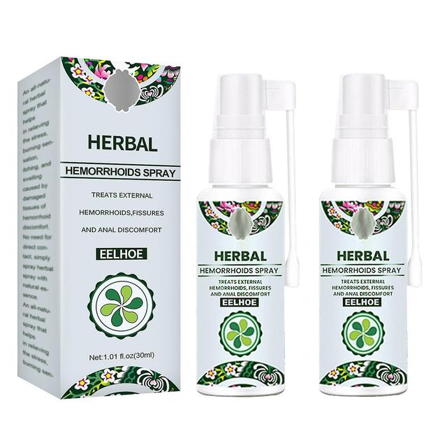 Titi 2pcs Hemorrhoid Spray Anal Soothing Spray Natural Herbs Reducing Swelling And Hemorrhoids Meatballs on Productcaster.