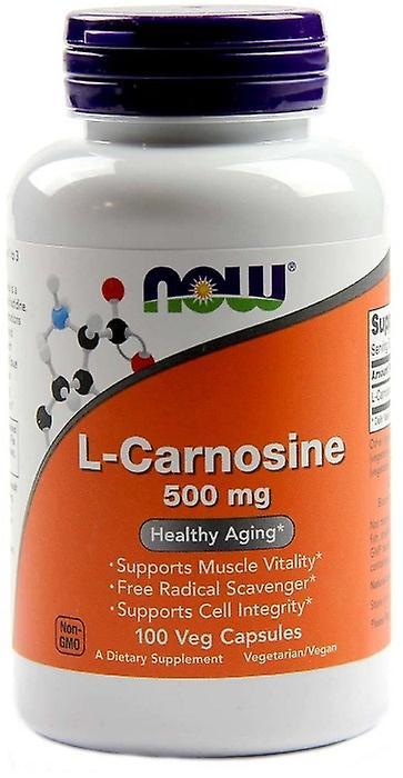 Now Foods L-Carnosine 500 mg 100 Capsules on Productcaster.