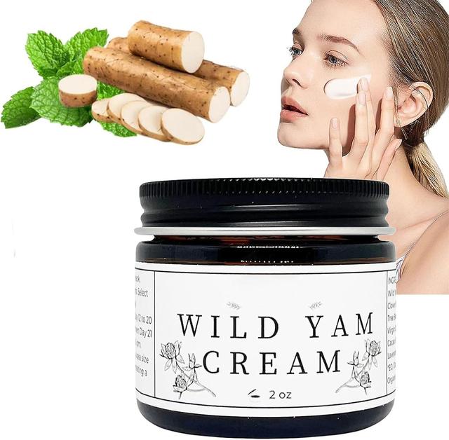 Mamusk Wild Yam Cream, Wild Yam Root Cream for Hormone Balance, Wild Yam Cream for Women, Promoting Perimenopause and Menopause Support 1 Pcs on Productcaster.