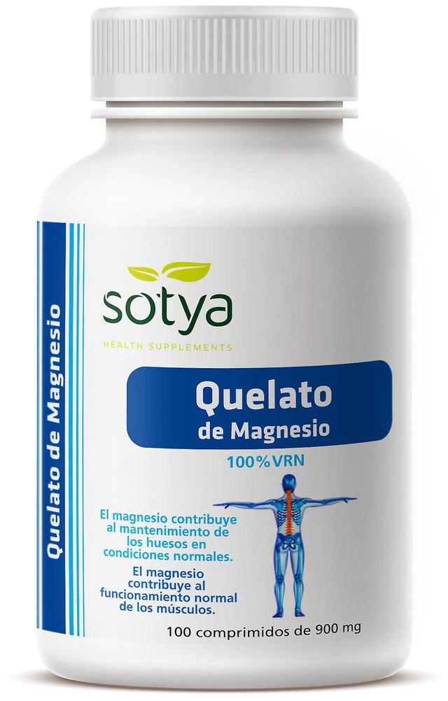 Sotya Quelato de Magnesio 900 mg 100 Tabletas on Productcaster.