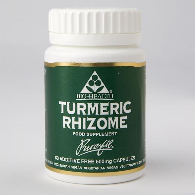 Bio Health Bio-sundhed gurkemeje rhizom 60's on Productcaster.