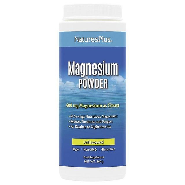 Nature's Plus geschmacksneutrales Magnesiumpulver 360g (33606) on Productcaster.