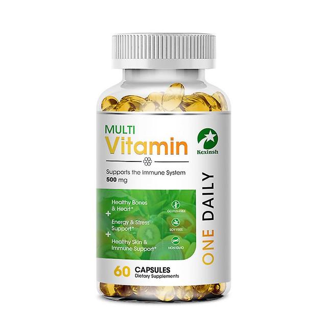 Tib Kexinsh Multivitamin-Kapseln Vitamin-B-Komplex-Kapsel stärkt die Energieleistung Immunsystem Knochen Herzgesundheit 60 counts on Productcaster.