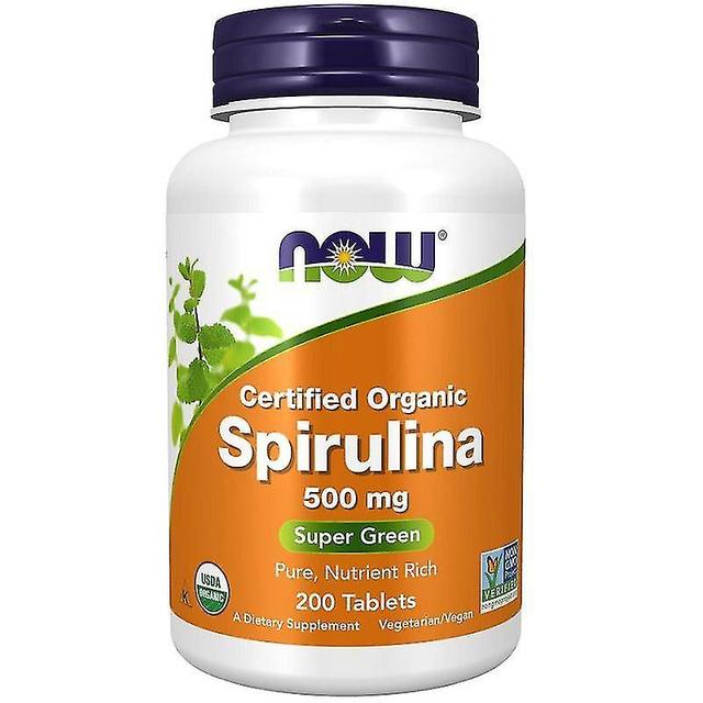 Spirulina Organic 500mg Tablets 200- on Productcaster.