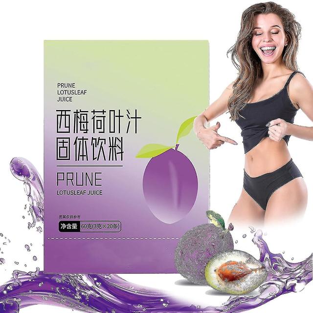 Prune Lotus Leaf Juice, Prune Juice Organic, Prune Lotus Leaf Juice For Big Belly And Fat People, Promote Body Metabolism 1 box-20pcs on Productcaster.