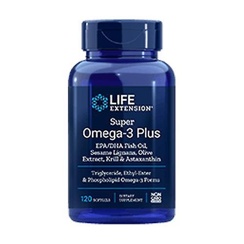 Life Extension Super Omega-3 Plus W/Krill 120 softgels on Productcaster.