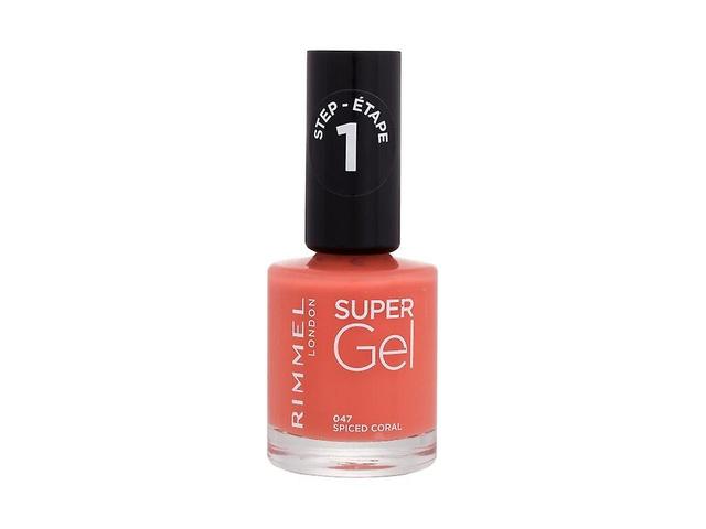 Rimmel London - Super Gel STEP1 047 Spiced Coral - Voor Dames, 12 ml on Productcaster.