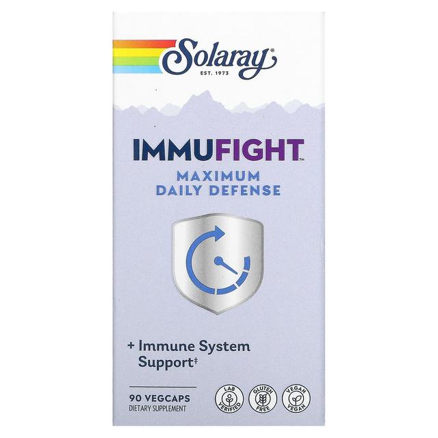 Solaray, ImmuFight, Defesa Máxima Diária, 90 VegCaps on Productcaster.